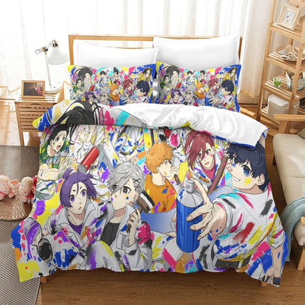 Blue Lock Bedding Set Duvet Cover Without Filler