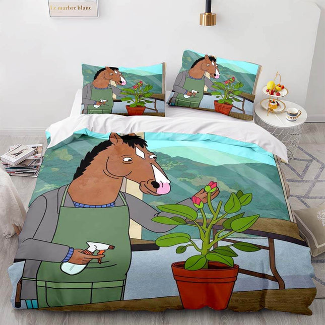 BoJack Horseman Bedding Set Quilt Duvet Cover Bedding Sets