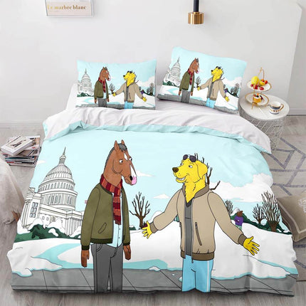 BoJack Horseman Bedding Set Quilt Duvet Cover Bedding Sets