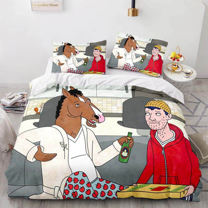 BoJack Horseman Bedding Set Quilt Duvet Cover Bedding Sets