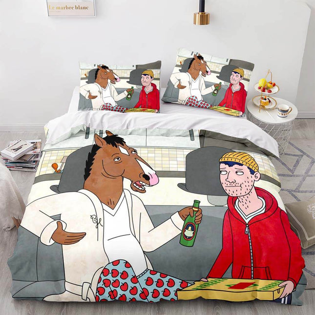 BoJack Horseman Bedding Set Quilt Duvet Cover Bedding Sets