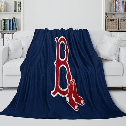 Boston Red Sox Blanket Flannel Throw Room Decoration