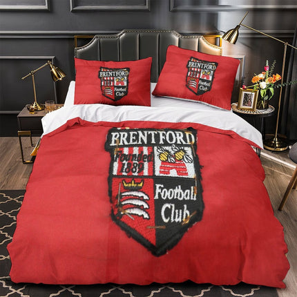 Brentford FC Bedding Set Duvet Cover Without Filler