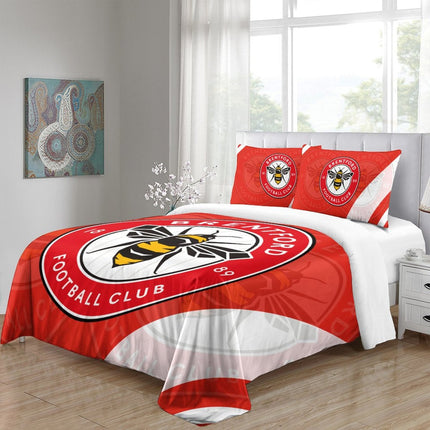 Brentford FC Bedding Set Duvet Cover Without Filler
