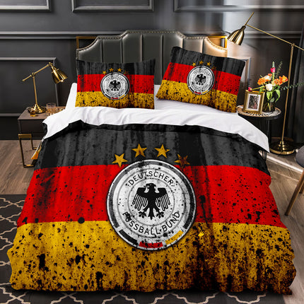 CBF Brazil France Football Team Bedding Set Quilt Cover Without Filler