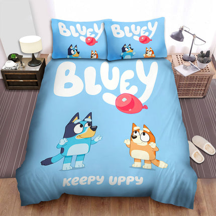 Cartoon Bluey Bedding Set Quilt Cover