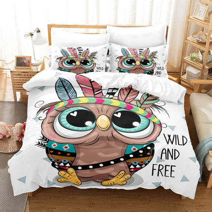 Cartoon Animals Cosplay Bedding Sets Quilt Covers Without Filler