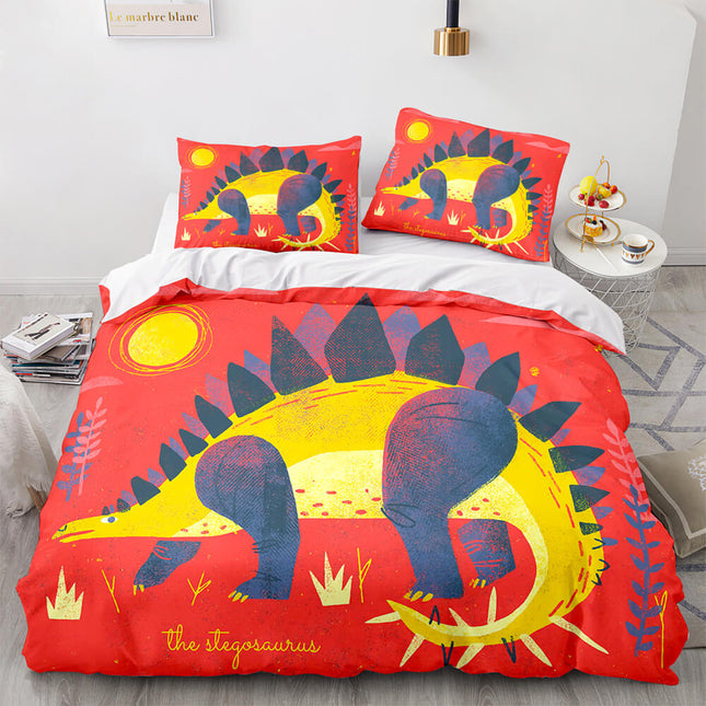 Cartoon Dinosaur Cosplay Bedding Sets Quilt Cover Without Filler
