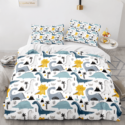 Cartoon Dinosaur Cosplay Bedding Sets Quilt Cover Without Filler