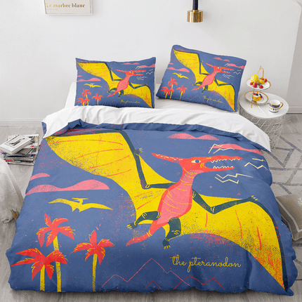 Cartoon Dinosaur Cosplay Bedding Sets Quilt Cover Without Filler