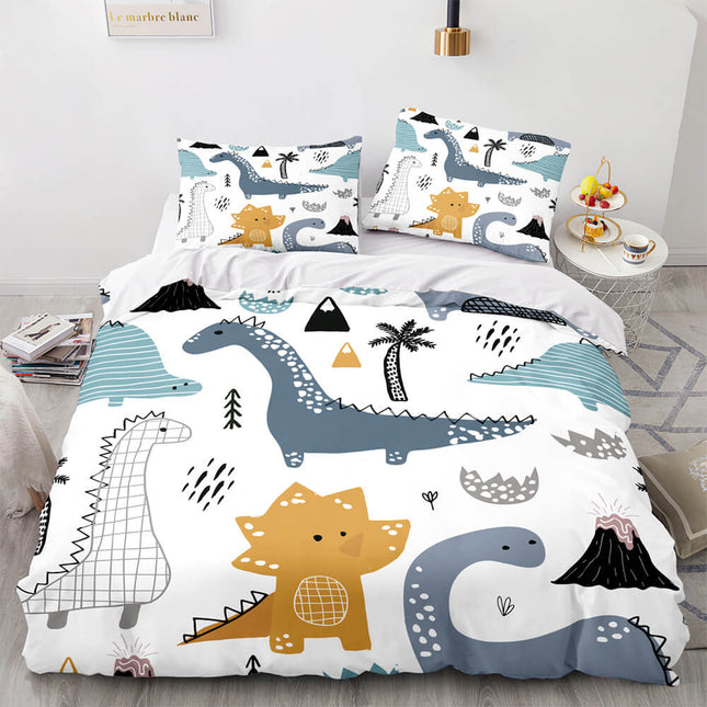 Cartoon Dinosaur Cosplay Bedding Sets Quilt Cover Without Filler