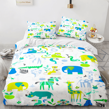 Cartoon Dinosaur Cosplay Bedding Sets Quilt Cover Without Filler