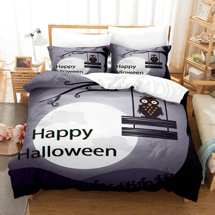 Cartoon Owl Bedding Sets Quilt Covers Without Filler
