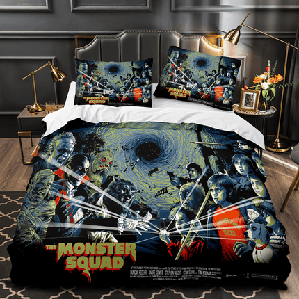 Cartoon The Monster Squad Bedding Set Quilt Duvet Cover Bedding Sets