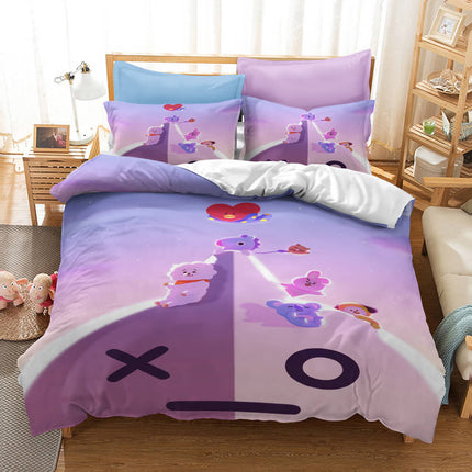 Cartoon image Cosplay Bedding Set Quilt Covers Without Filler