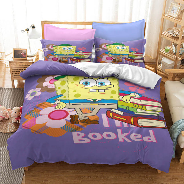 Cartoons SpongeBob SquarePants Bedding Sets Quilt Cover Without Filler
