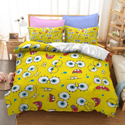 Cartoons SpongeBob SquarePants Bedding Sets Quilt Cover Without Filler