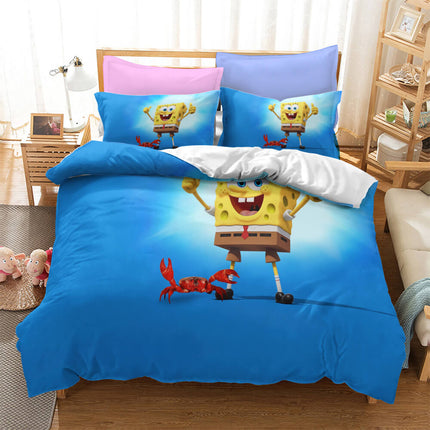 Cartoons SpongeBob SquarePants Bedding Sets Quilt Cover Without Filler