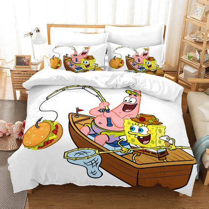 Cartoons SpongeBob SquarePants Bedding Sets Quilt Cover Without Filler