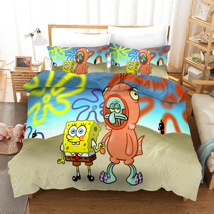 Cartoons SpongeBob SquarePants Bedding Sets Quilt Cover Without Filler