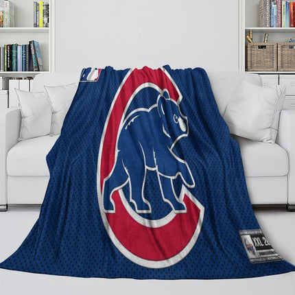 Chicago Cubs Blanket Flannel Throw Room Decoration