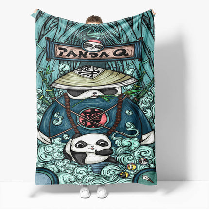 Chinese National Tide Elements Flannel Fleece Throw Cosplay Blanket