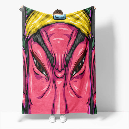 Chinese National Tide Elements Flannel Fleece Throw Cosplay Blanket