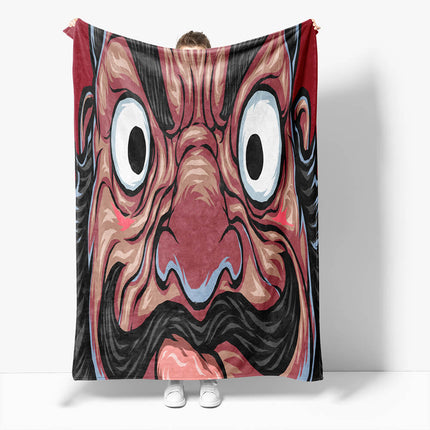 Chinese National Tide Elements Flannel Fleece Throw Cosplay Blanket