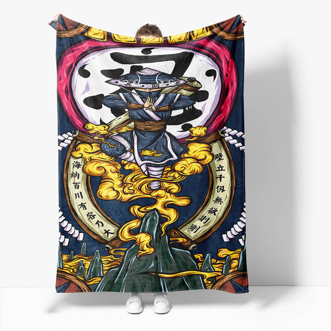 Chinese National Tide Elements Flannel Fleece Throw Cosplay Blanket