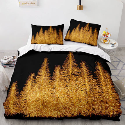 Christmas Santa Claus Bedding Sets Quilt Covers Without Filler