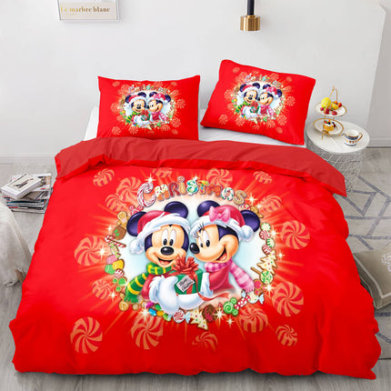 Christmas Santa Claus Bedding Sets Quilt Covers Without Filler