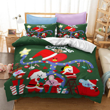 Classic Cartoon image Bedding Set Quilt Covers Without Filler