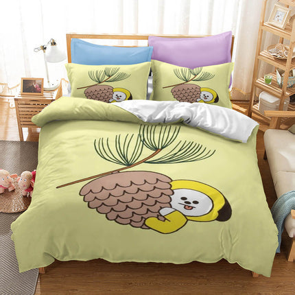 Classic Cartoon image Bedding Set Quilt Covers Without Filler