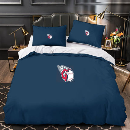 Cleveland Guardians Bedding Set Quilt Cover Without Filler