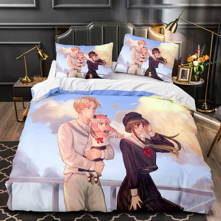 Comics SPY×FAMILY 2022 Bedding Set Quilt Cover Without Filler