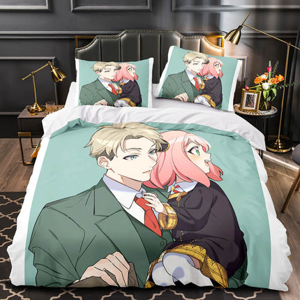 Comics SPY×FAMILY 2022 Bedding Set Quilt Cover Without Filler