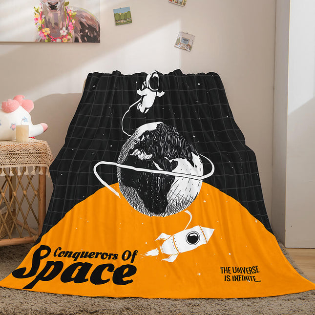 Conquerors Of Space Flannel Caroset Throw Cosplay Blanket