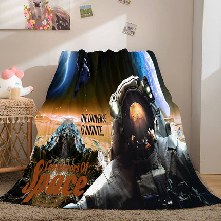 Conquerors Of Space Flannel Caroset Throw Cosplay Blanket