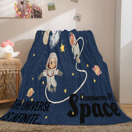 Conquerors Of Space Flannel Caroset Throw Cosplay Blanket