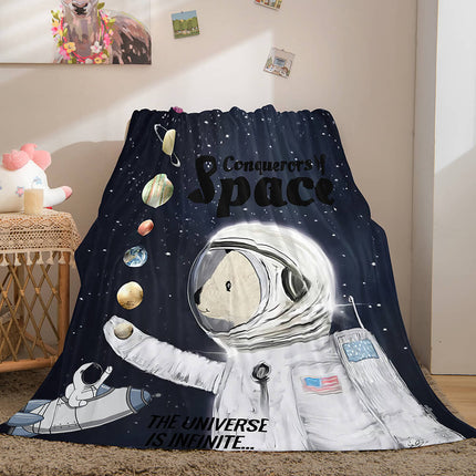 Conquerors Of Space Flannel Caroset Throw Cosplay Blanket