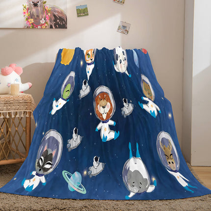 Conquerors Of Space Flannel Caroset Throw Cosplay Blanket