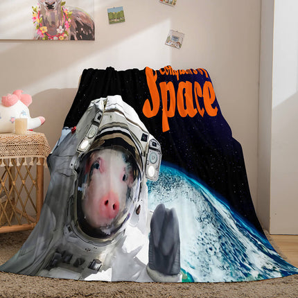 Conquerors Of Space Flannel Caroset Throw Cosplay Blanket
