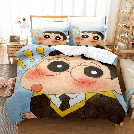 Crayon Shin-chan Cosplay Bedding Set Quilt Cover Without Filler