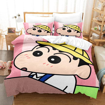 Crayon Shin-chan Cosplay Bedding Set Quilt Cover Without Filler