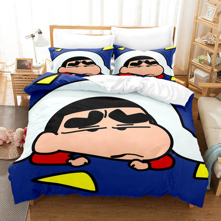 Crayon Shin-chan Cosplay Bedding Set Quilt Cover Without Filler