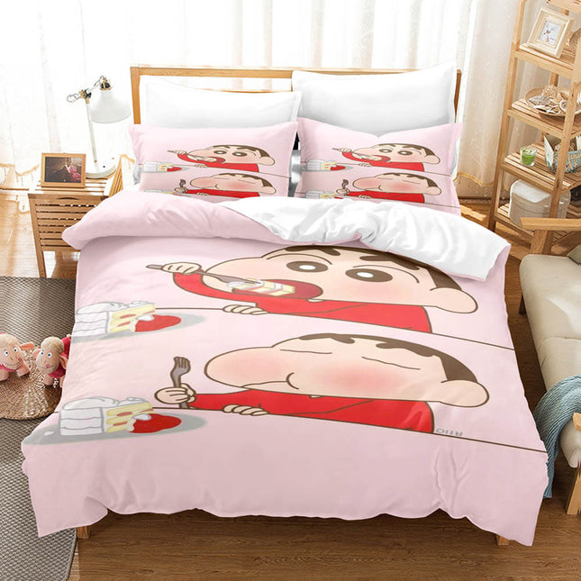 Crayon Shin-chan Cosplay Bedding Set Quilt Cover Without Filler