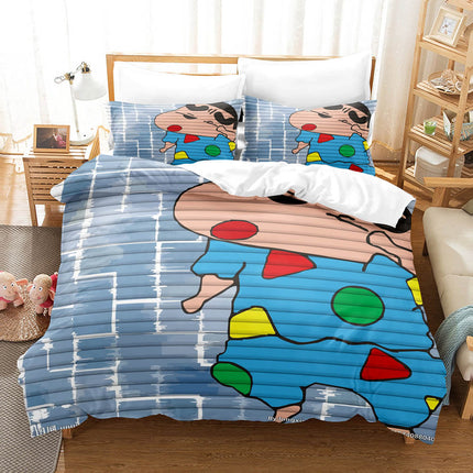 Crayon Shin-chan Cosplay Bedding Set Quilt Cover Without Filler