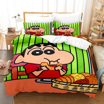 Crayon Shin-chan Cosplay Bedding Set Quilt Cover Without Filler