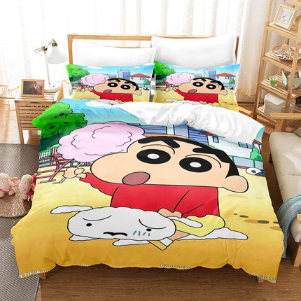Crayon Shin-chan Cosplay Bedding Set Quilt Cover Without Filler