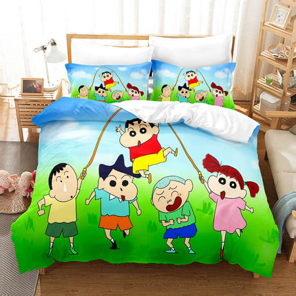 Crayon Shin-chan Cosplay Bedding Set Quilt Cover Without Filler